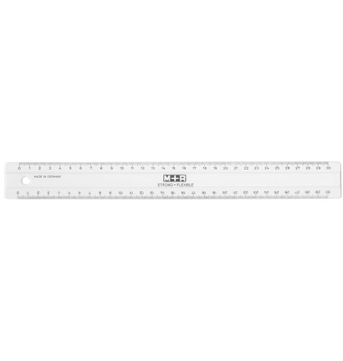 Lineal STRONG + FLEXIBLE 30,0 cm, glasklar