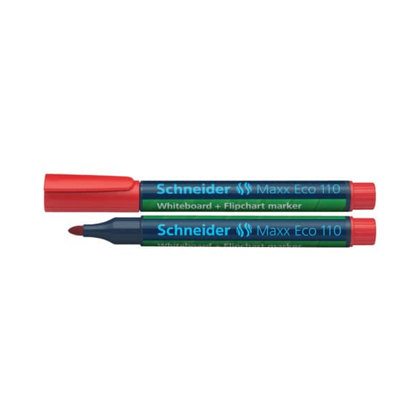 10 Stück Schneider Boardmarker Maxx Eco 110, 111002, rot, 1-3mm Rundspitze 4004675000989 Schneider