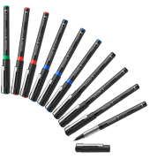 Tintenroller XTRA 823 Schreibfarbe farbsortiert (4x schwarz, 3x blau, 2x rot, 1x grün)