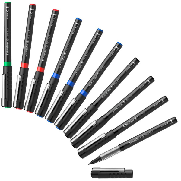 4004675018823 - Tintenroller XTRA 823 Schreibfarbe farbsortiert (4x schwarz 3x blau 2x rot 1x grün) 4004675018823 10 Stück 4004675018823 - Tintenroller XTRA 823 Schreibfarbe farbsortiert (4x schwarz 3x blau 2x rot 1x grün) 4004675018823 10 Stück
