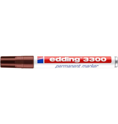 Permanentmarker 3300, 4-3300007, St&uuml;ck, braun, 1-5mm Keilspitze