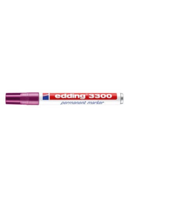 Permanentmarker 3300, 4-3300020, St&uuml;ck, rotviolett, 1-5mm Keilspitze