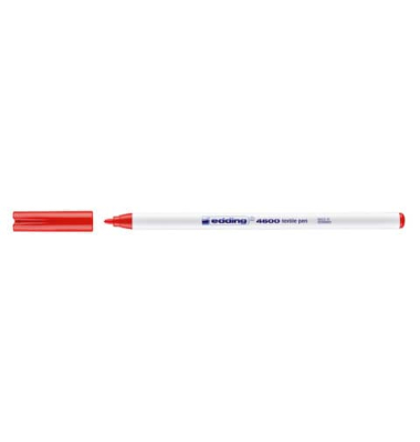 Wäschemarker 4600 rot 1mm Rundspitze