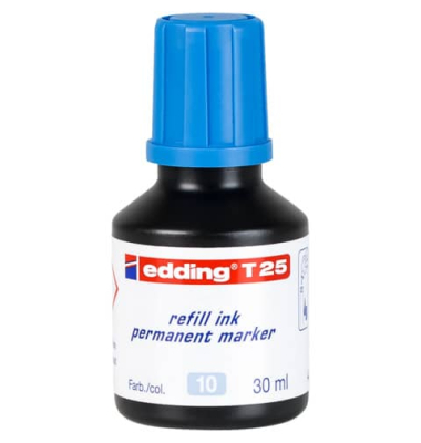 Nachfüllfarbe T25 Permanentmarker hellblau