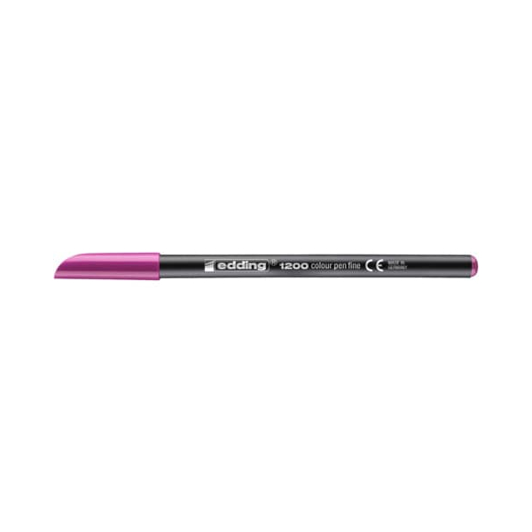 10 Stück Edding 1200-020 Faserschreiber Colorpen rotvio 4004764033997 Edding