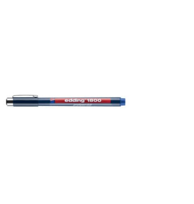 Fineliner 1800 profipen, 4-180003003, dunkelblau (Schreibfarbe: blau), 0,35mm