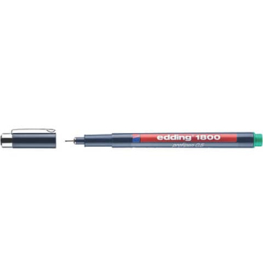Fineliner 1800 profipen grün 0,5 mm 