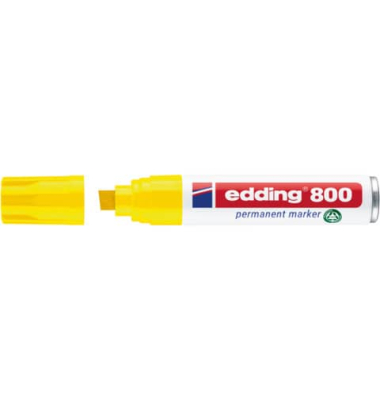 Permanentmarker 800, 4-800005, St&uuml;ck, gelb, 4-12mm Keilspitze