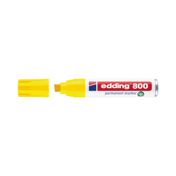5 Stück Edding Permanentmarker Permanentmarker, 4-800005, Stück, gelb, 4-12mm Keilspitze 4004764053995 Edding