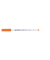 Wäschemarker 4600 orange 1mm Rundspitze