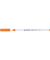 Wäschemarker 4600 orange 1mm Rundspitze