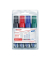 Boardmarker-Set 365, 4-365-4S, Etui, rot, blau, gr&uuml;n, schwarz, 2-7mm Keilspitze