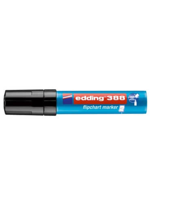 Flipchartmarker 388, 388-1, Stift, schwarz, 4-12mm Keilspitze