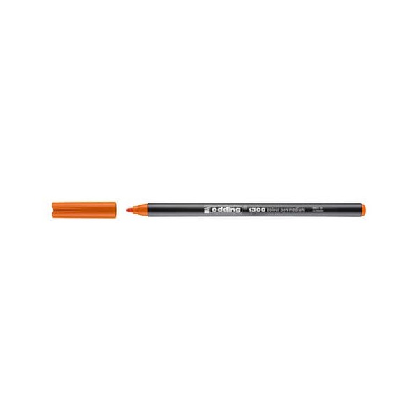 10 Stück Edding Faserschreiber 1300 orange 2mm 4004764288168 Edding