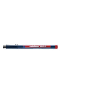 Fineliner 1800 profipen, 1800-07-002, nachtblau (Schreibfarbe: rot), 0,7mm