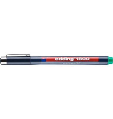 Fineliner 1800 profipen grün 0,7 mm 
