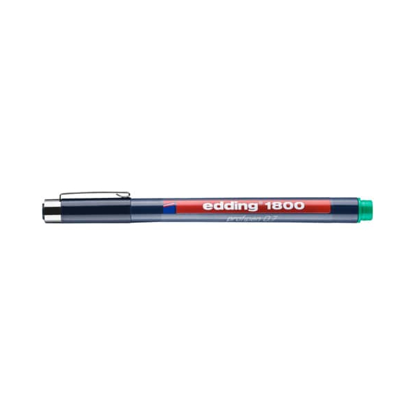 4004764325757 - Fineliner 1800 profipen grün 07 mm  4004764325757 Edding