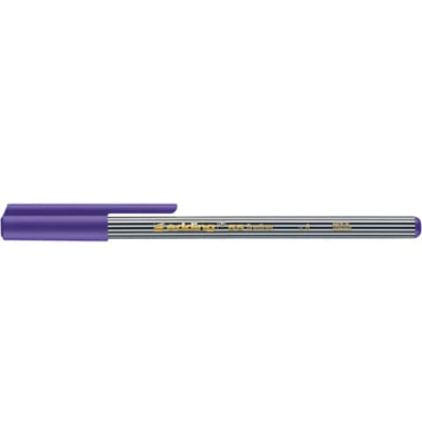 Fineliner 55 fine, 55-008, schwarz-weiss gestreift (Schreibfarbe: violett), 0,3mm