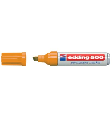 Permanentmarker 500, 4-500006, St&uuml;ck, orange, 2-7mm Keilspitze