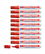Permanentmarker 3000, 4-3000002, Pack, rot, 1,5-3mm Rundspitze