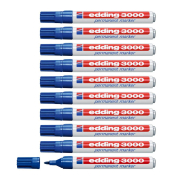Permanentmarker 3000, 4-3000003, Packung, blau, 1,5-3mm Rundspitze Permanentmarker 3000, 4-3000003, Packung, blau, 1,5-3mm Rundspitze