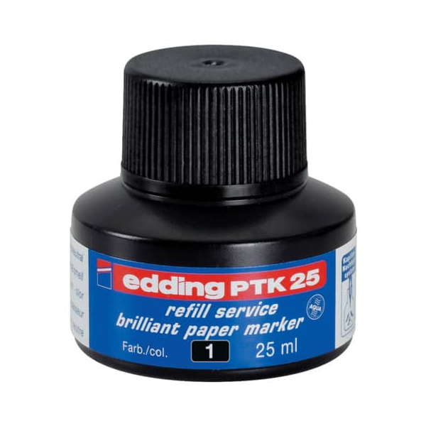 4004764780488 - Nachfüllfarbe PTK 25 Pigmentmarker schwarz 4004764780488 25 Milliliter