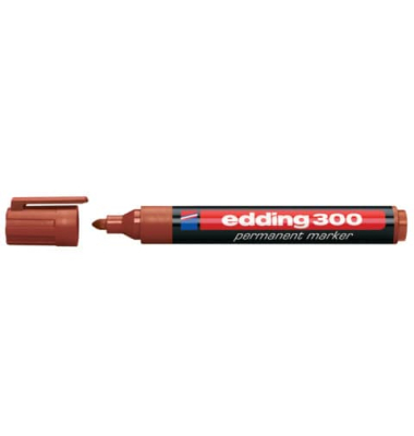 Permanentmarker 300 braun 1,5-3mm Rundspitze