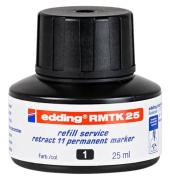 Nachfüllfarbe MTK25 Permanentmarker schwarz 25ml