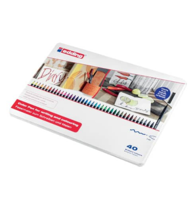 Faserschreiber Color Pen Set sortiert 2mm 40 St