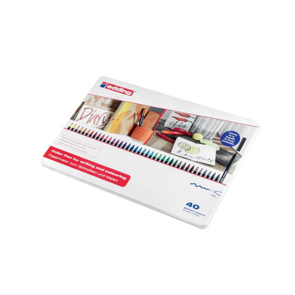 4004764877904 - Faserschreiber Color Pen Set sortiert 2mm 40 St 4004764877904 40 Stück