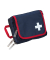 Verbandtasche Travel blau/rot gefüllt 27-teilig