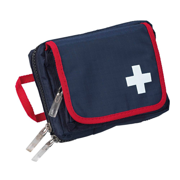 4005058611501 - Holthaus Medical Erste Hilfe Verbandtasche Travel blau rot Hochwertige blaue Verbandtasche für die Befestigung am Gürtel mit roter Kante Gürteltasche Maße 17 x 12 x 6 cm 4005058611501 - Holthaus Medical Erste Hilfe Verbandtasche Travel blau rot Hochwertige blaue Verbandtasche für die Befestigung am Gürtel mit roter Kante Gürteltasche Maße 17 x 12 x 6 cm