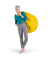BeanBag Easy XL Sitzsack gelb