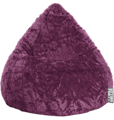 Beanbag Fluffy XL Sitzsack lila