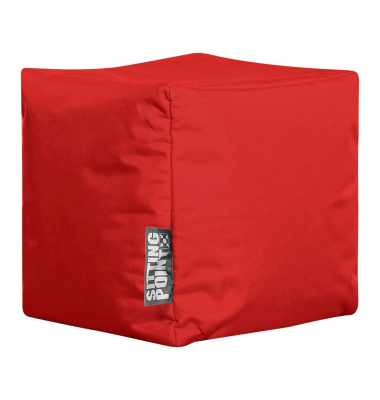 Cube SCUBA Sitzsack rot