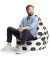 BeanBag Fussball XL Sitzsack schwarz