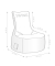 Swing SCUBA® Sitzsack anthrazit