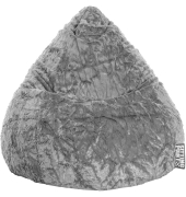 Beanbag Fluffy L Sitzsack grau