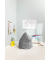 Beanbag Fluffy L Sitzsack grau