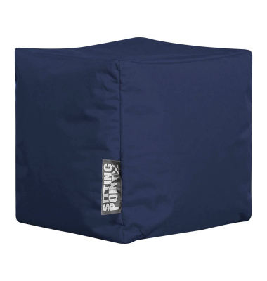Cube SCUBA Sitzsack blau
