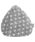 Fluffy Stars L Sitzsack grau