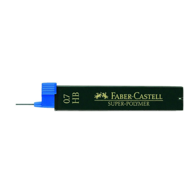 Druckbleistiftminen SUPER-POLYMER, 120700, Ø 0,7mm, HB