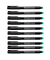 Folienstift Multimark 1513 schwarz 0,6 mm 10er Etui permanent
