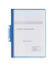 Schnellhefter 225006, A4, blau, Polyvinylchlorid (PVC), Vorderdeckel transparent