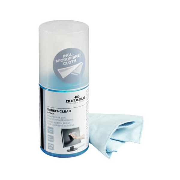 4005546506999 - DURABLE Bildschirm-Reinigungs-Set SCREENCLEAN SET zur Reinigung von Notebooks Monitoren oder Tablet-PCs (5823-00) (5823-00)