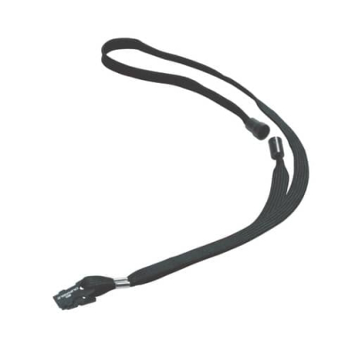Textilband für Namensschilder schwarz 10mmx44cm