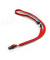 Textilband für Namensschilder rot 10mmx44cm
