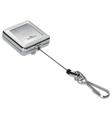 JoJo Chrome Quadro m.Federh. silber 80cm Länge verchro.