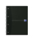 Collegeblock 100050227 Office Black, liniert / liniert Rand links, A4+, 90g, schwarz, 70 Blatt