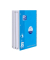 Collegeblock 100050404 Linkshänder, Lineatur 37 / liniert mit Rand innen/außen, A4+, 90g, blau, 80 Blatt